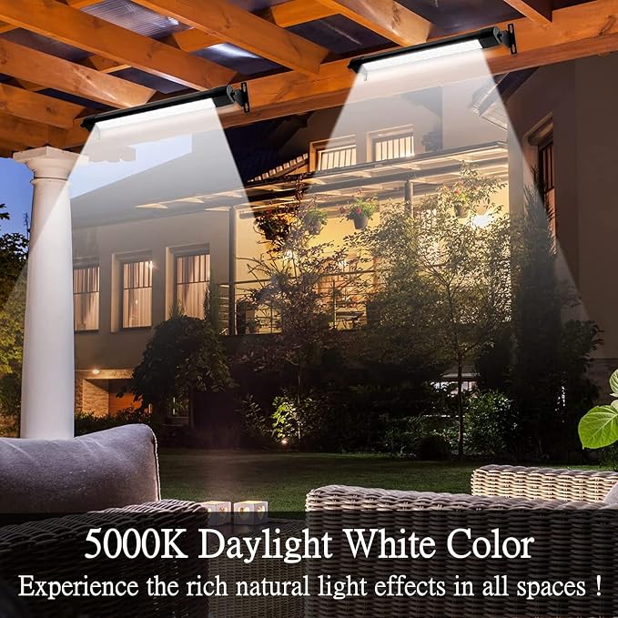 HNRLOY Outdoor Wall Washer Lights 2 Pack,36W 5000K Daylight White Wall Washer Lighting,2FT 120V LED Linear Wall Wash Light Bar for Garden,Backyards,Building,Courtyards Lighting