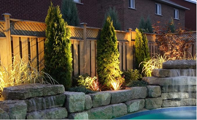 12W Outdoor Waterproof LED Garden Security Floodlight, 900Lumens, 80CRI, 2700K, 9-15V AC/DC, 1/2 Knuckle Mount, UV Resistant