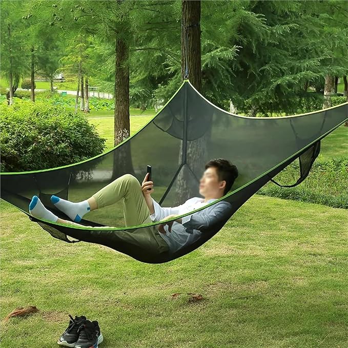 Camping Hammock， Portable Backyard Hammock for Multi-Person Use Ideal for Outdoor Backyard Garden