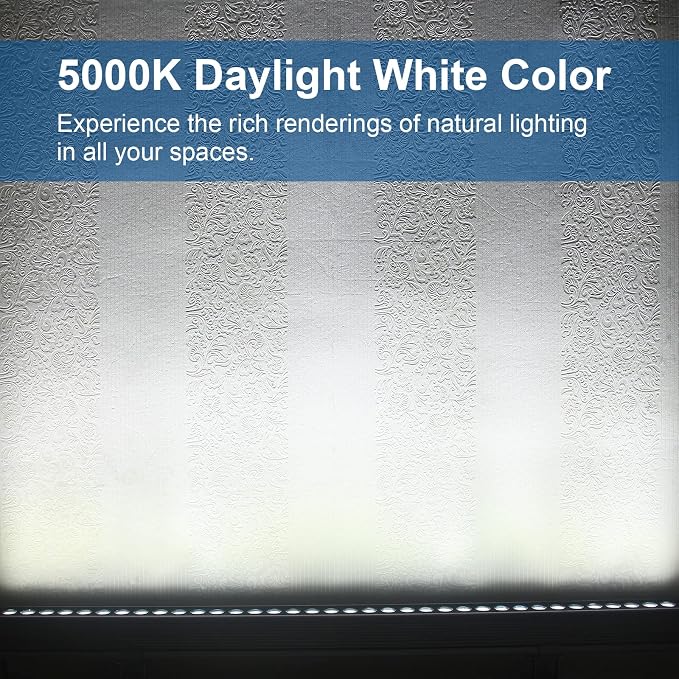 36W Wall Washer Lights, 6000K Daylight White Linear Flood Light, 3.2ft/40 120V LED Light Bar, IP65 Waterproof Outdoor Lights for Landscape, Church, Ads, Yard, Garden（Gray or Black）