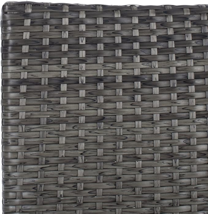 SAFAVIEH Outdoor Collection Challe Grey Brown/White Dining Set PAT7702C-3BX