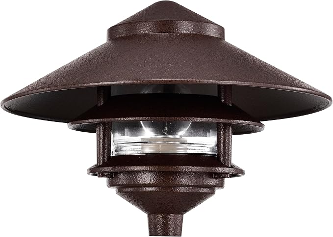 Nuvo Lighting SF76/635 Transitional One Light Post Mount in Bronze/Dark finish