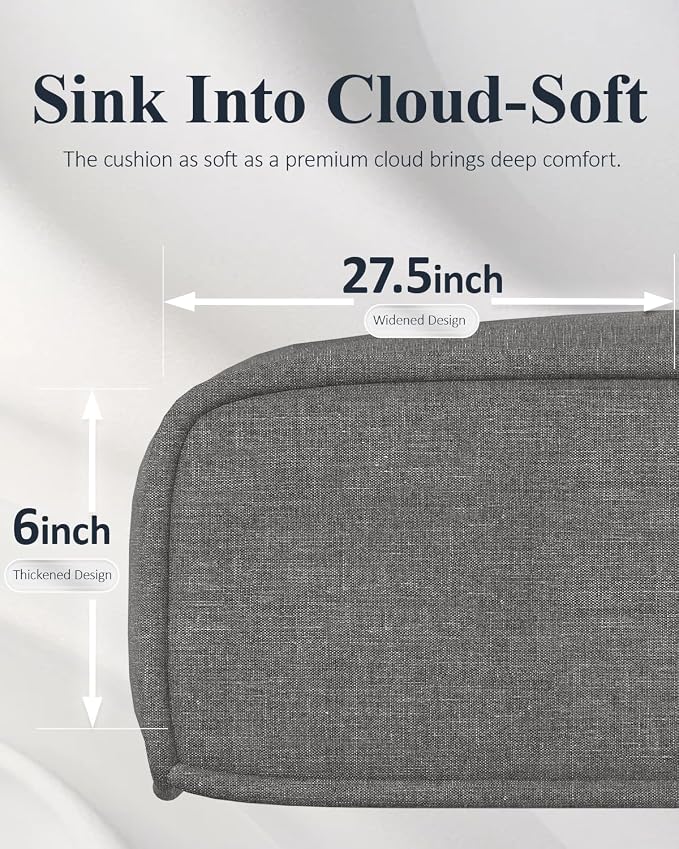 LayinSun 5-Piece Wicker Rattan Patio Furniture Set, Deep Seating Outdoor Modular Sectional Sofa Conversation Set with Thick Cushions for Lawn, Garden