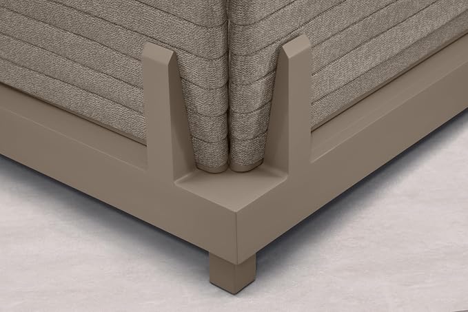 PURPLE LEAF Patio Furniture Set L-Shaped Outdoor Couch with 9.6" Thick Cushion and Soft Pillows 10 Piece Outdoor Sectional Sofas Modern Patio Conversation Sets for Yard Porch Deck Poolside, Khaki