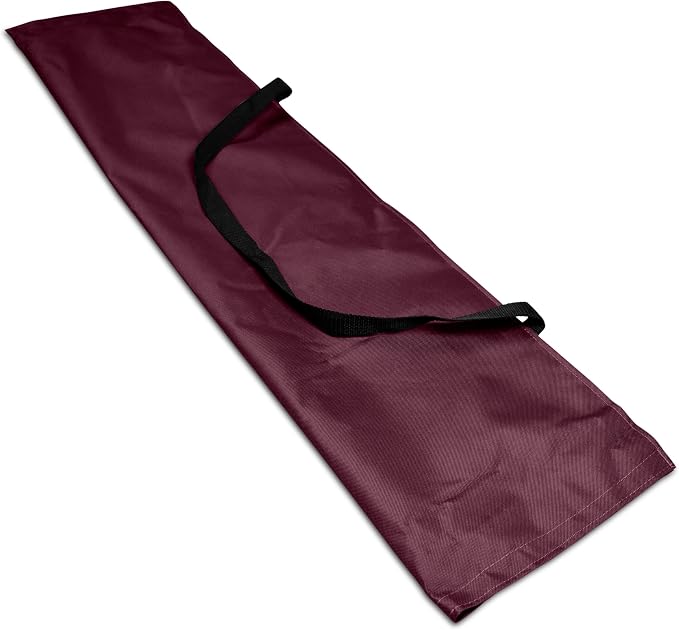 Hanging Hammock Air Chair, Wooden Dowels, Burgundy