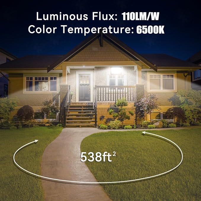 4Pack LED Flood Light Outdoor,150W LED Work Light 15500lmwith 6FT US Plug,IP66 Waterproof Exterior Security Lights,6000K Daylight White Outside Floodlights Slim Design for Playground Yard