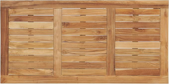 Teak Outdoor Coffee Table, Premium Grade A Teak Wood Patio Furniture, 24"X 48" Rectangular Table for Patio, Balcony, Lawn, Deck, Backyard, Terrace