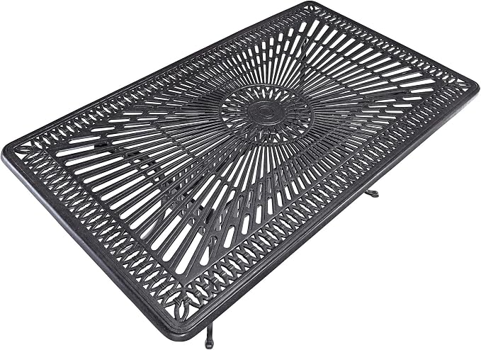 Homestyles 6660-37 Outdoor Dining Table, 72", Grey
