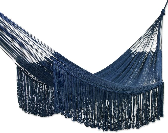 Novica Handmade Yucatan Dreams Cotton Rope Hammock (Double)