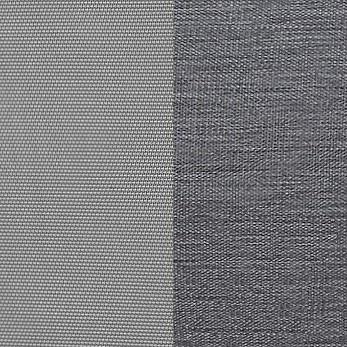 Elle Decor Tropez Outdoor Patio Arm Chair, Modern Mesh Lounge Chair with Cushions and Metal Frame for Patio, Porch, Balcony or Indoor Outdoor Living Space, Gray