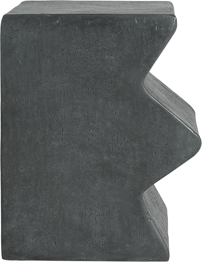 Christopher Knight Home Loire MGO Outdoor Side Table Set of 2, Concrete Indoor/Outdoor Nesting Coffee Table, Multi-Purpose Patio End Table, No Assembly, Stone Gray