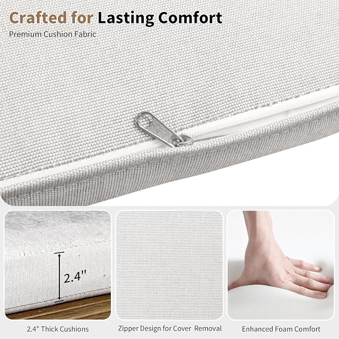 6-Person Outdoor Table Set with Chairs & Bench, 6-Piece Outdoor Rectangular Dining Table with Umbrella Hole, Rust-Resistant Faux Wood Grain Patio Table Set for Garden Backyard Poolside, Teak