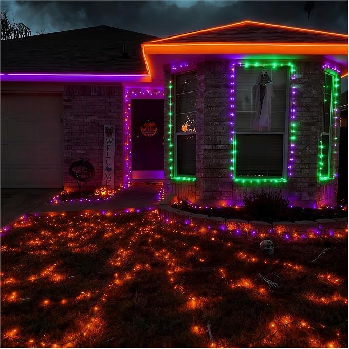 Joomer Christmas String Lights - 100FT 300LED Plug-in RGB String Lights | with Remote, Waterproof Outdoor Indoor with Timer Memory Function for Tree, Yard, Christmas Decor (Non-Connectable)
