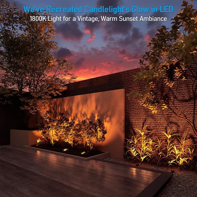 LEONLITE 6-Pack Dia.4 Inch 5CCT Well Lights Shielded Top Oil Rubbed Bronze | 12-24V AC/DC, CRI90, 1800K/2700K/3500K/4000K/5000K, Landscape LED In Ground Outdoor, Low Voltage Garden Landscaping, Aluminum