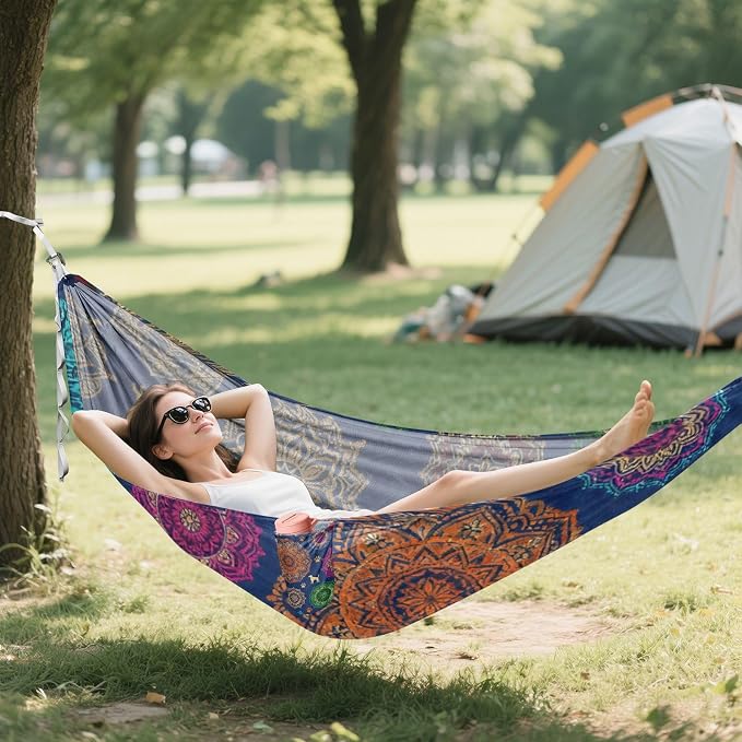 Retro Pet Camping Hammock Fabric for Outside Patio Garden