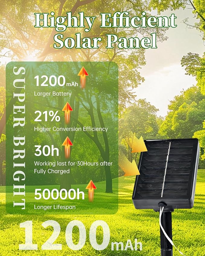 Solar Rope Lights Outdoor, 2 Packs Total 144FT 400LED Solar String Lights with 8 Lighting Modes, Waterproof Solar Powered Fairy Lights for Party Garden Yard Home Holiday Tree Decoration, Multicolor