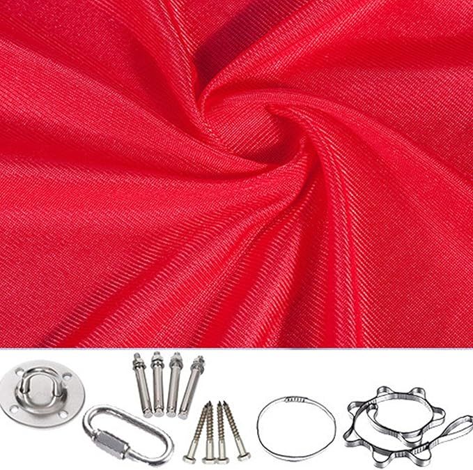 Talent Star Sensory Swing,Children Hammock,Sensory Swing for Kids with Special Needs Therapy Swing Cuddle Swing Indoor Outdoor for Child & Adult with Aspergers Sensory Integration Red