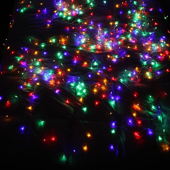 ZOIC 500 LED Christmas Fairy String Lights for Wedding Party Patio Holiday Decoration 100 Meters (328 feet) 8 Modes Memory Function 29V (Multi-Color)