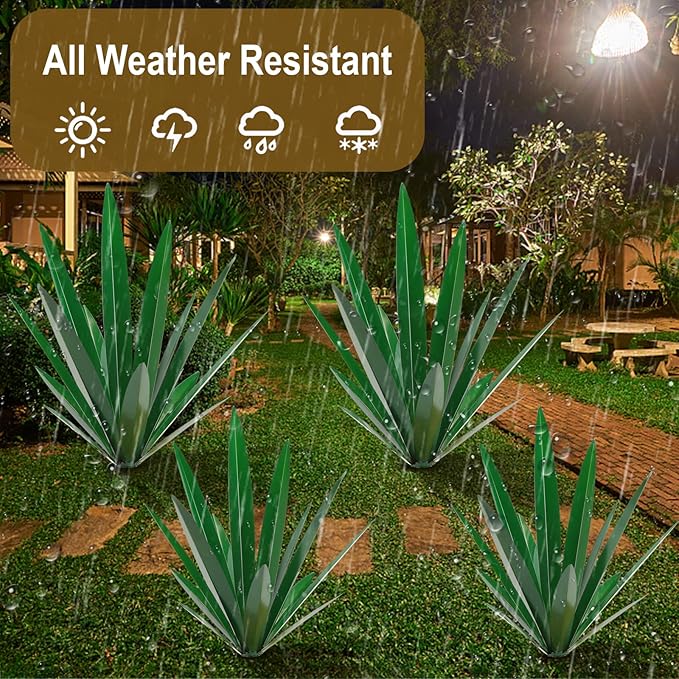 Homight Metal Tequila Country Sculpture DIY Tequila Plant Home Decor Country Tequila Garden Ornament Indooutdoor Statuette Patio Lawn Patio Stake Decoration Gift to The Garden