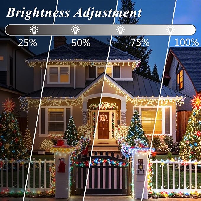 500 LED Color Changing Christmas String Lights with Remote, 164 ft | Green Wire 35 Colors Halloween Lights Plug in with Timer, Connectable RGB String Lights Indoor Bedroom Party Christmas Decor