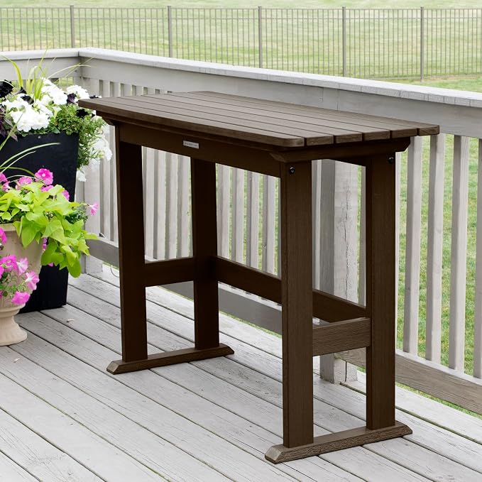 Highwood Lehigh 6pc Counter Height Balcony Set, Weathered Acorn