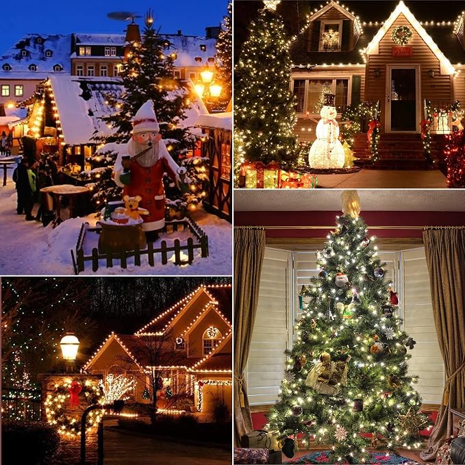 Brightown C9 Christmas String Lights, Commercia Led Outdoor Christmas Lights with 100 Strawberry C9 Bulbs, Waterproof Extendable UL Certified for Party Holiday Wedding Indoor Outdoor Xmas Decor