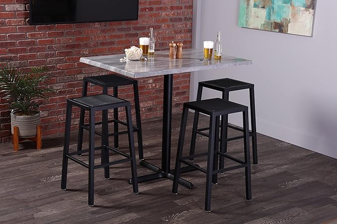 30" Diameter White Ash, Indoor/Outdoor All-Season EnduroTop Table Top with Umbrella Hole