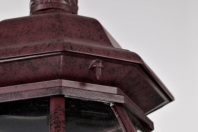 Nuvo Lighting 60/898 Traditional Three Light Post Mount from Central Park Collection in Bronze/Dark Finish