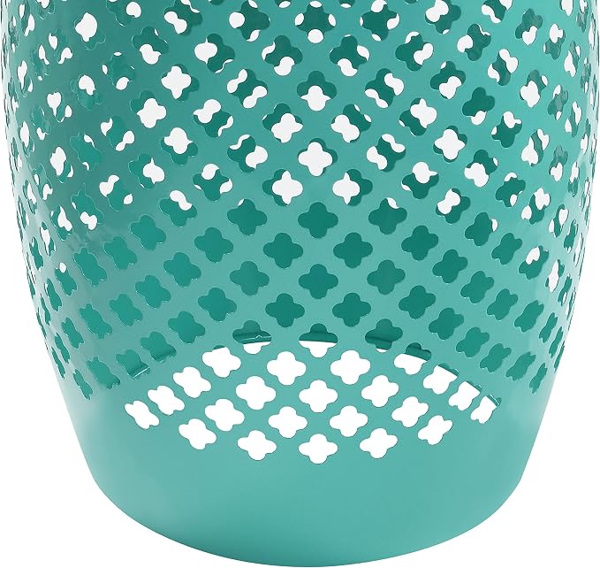 Outdoor 12" Iron Side Table, Outdoor Side Tables, Round Patio Side Table End Table