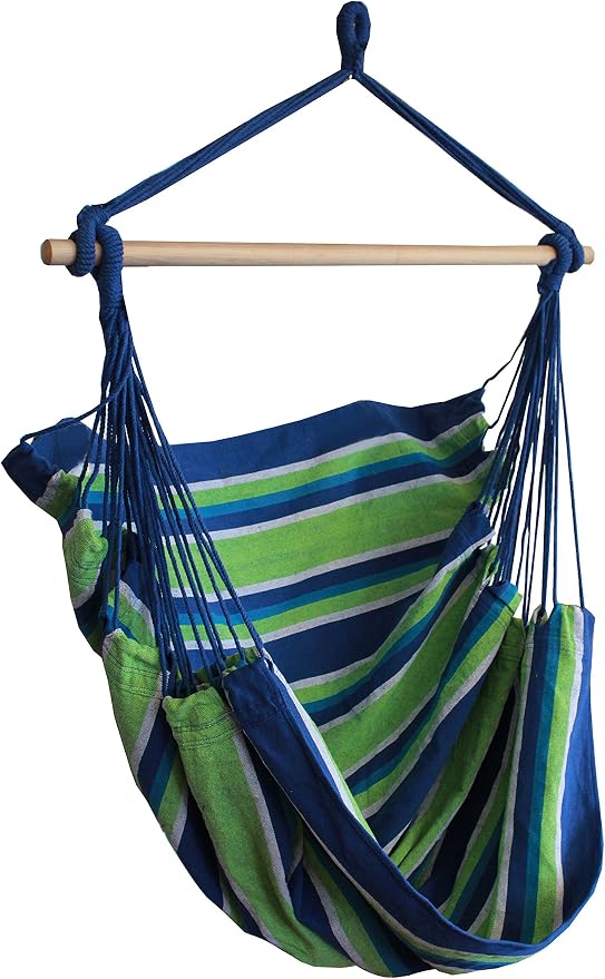 Woven Hammock Chair, Green