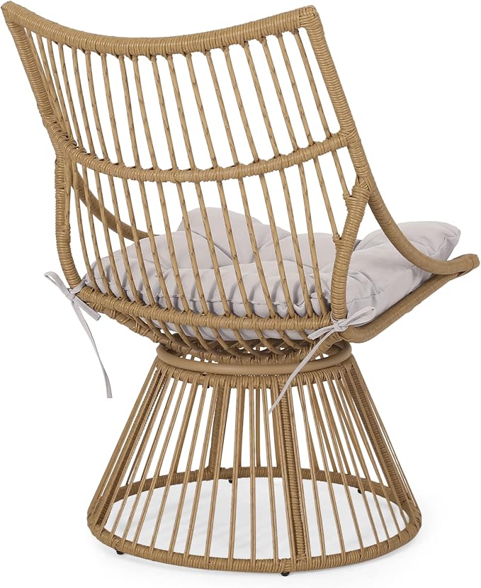 Christopher Knight Home Caryl End Table, Light Brown + Beige