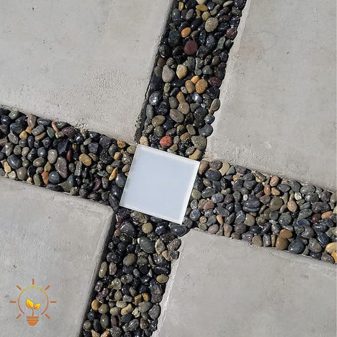 LUMENGY Paver Light 4x4 Inch (3.93x3.93), 2700K Warm White, Glare-Free Brick Lighting for Driveways, Walkways, Pool Decks and Patios, 12V Hardwired, IP67 Waterproof, Drive-Over Rated