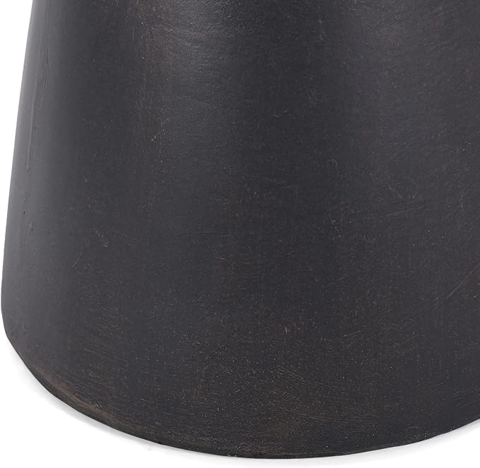 Modern Concrete Side Table for Outdoor Use - Weather-Resistant, Lightweight Design Perfect for Patio and Deck