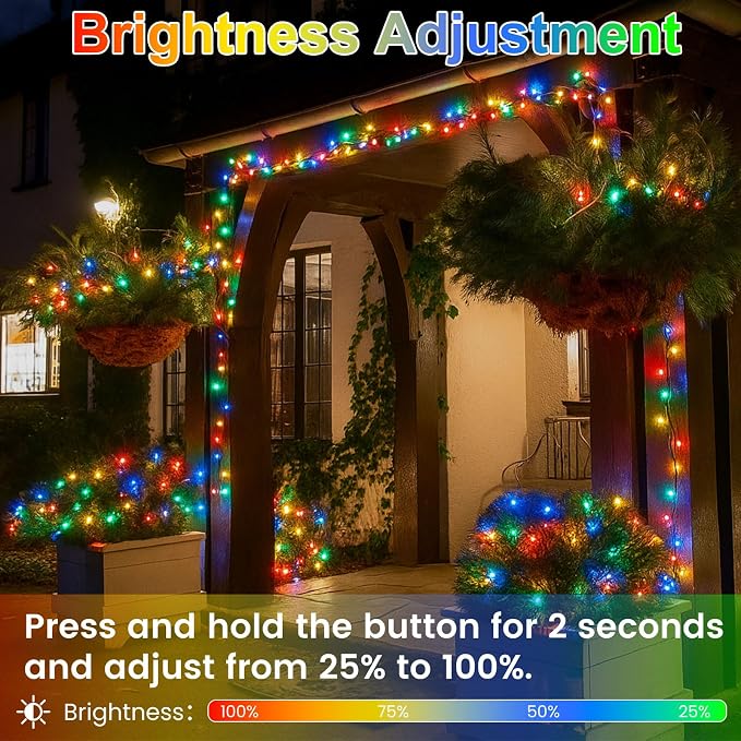 200 LED Connectable String Lights with Remote, Warm White to Multicolor | 11 Modes, Timer, 66FT Clear Wire Waterproof Color Changing Twinkle Fairy Lights Plug in for Bedroom Patio Xmas Tree Decor