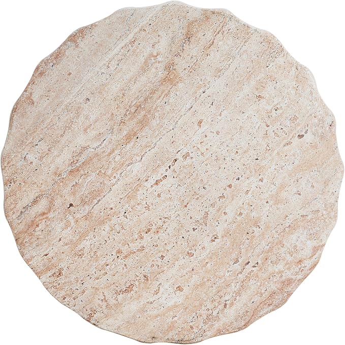 Patio Side Table, Cylinder, Beige