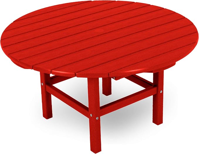Ivy Terrace™ Round 37" Conversation Table in Sunset Red