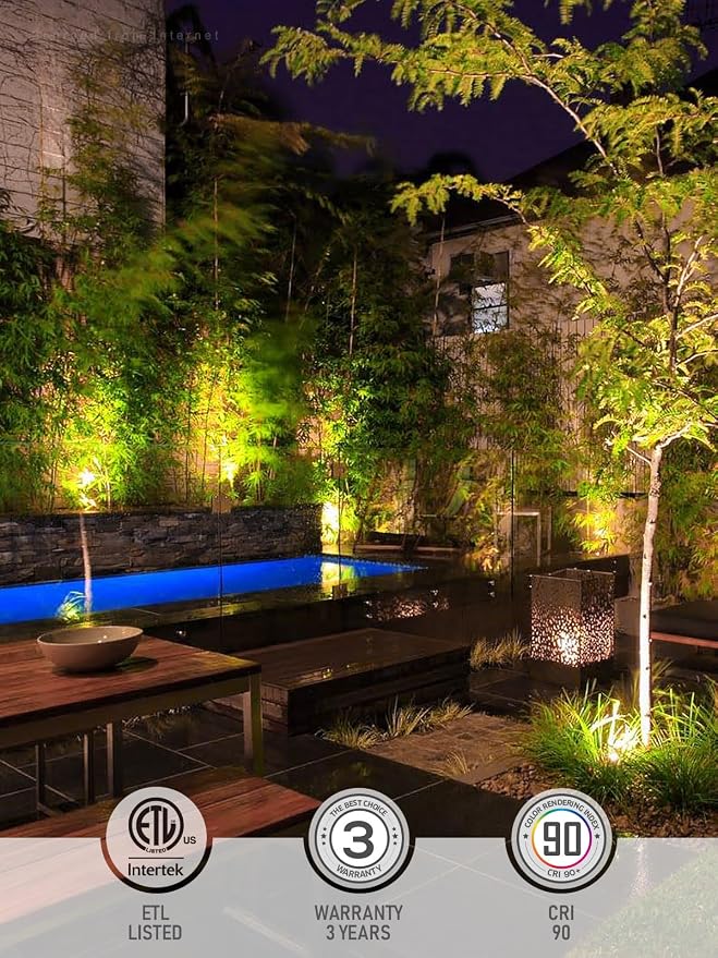 LEONLITE 6-Pack Dia.4 Inch 3000K Well Lights Shielded Top Oil Rubbed Bronze | 12-24V AC/DC, CRI90, Landscape LED In Ground Outdoor, Low Voltage Garden Landscaping, Warm White, Aluminum