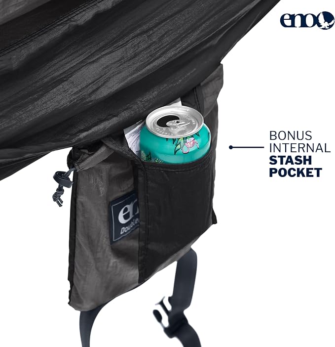 ENO, Eagles Nest Outfitters DoubleNest Lightweight Camping Hammock, 1 to 2 Person, Special Edition Colors, ATC