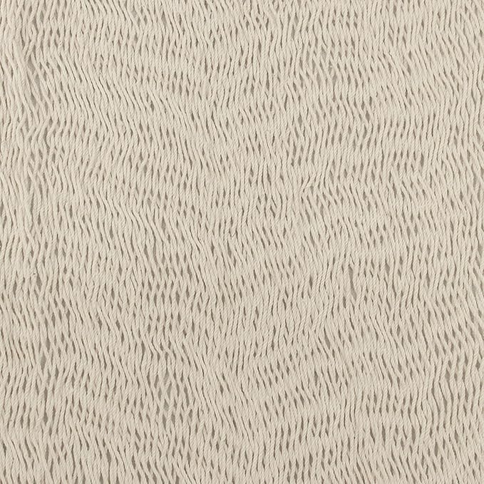 NOVICA Artisan Natural Comfort Cotton Hammock, Handcrafted Ivory and White Solid Mayan Rope Style, Mexico | Bed 78 L x 70 W, Total 158 L