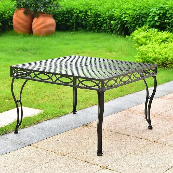 International CaravanInternational Caravan Segovia Iron 30-Inch Square Coffee Table