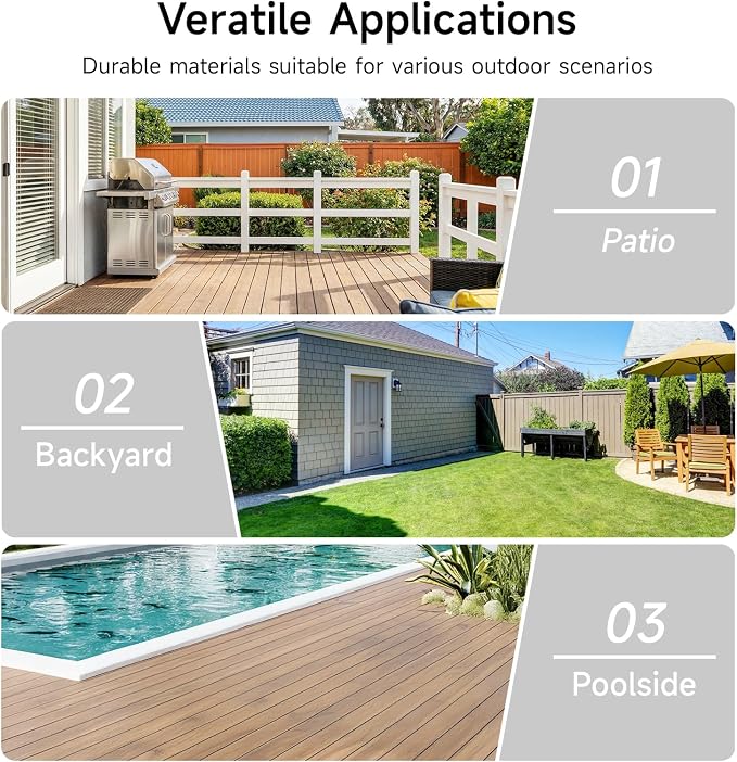 ONBRILL 7 Piece Patio Dining Set for 6, Modern Rectangular Glass Top Steel Table with 6 Breathable Textilene Chairs, Easy Assembly All-Weather Design for Lawn, Backyard, Poolside & Gatherings, Aqua