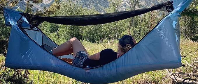 Camping Hanging Hammock Outdoor Water-Proof Shade Villa Garden Leisure Sofaa Hammock that Can Lie Flat A A