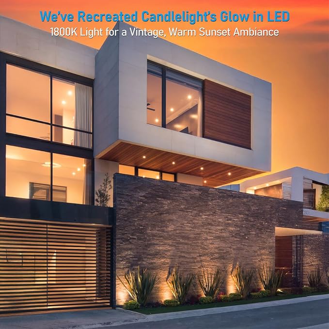 LEONLITE 6-Pack Dia. 4 Inch 5CCT Well Light Grated Top Black | 12-24V AC/DC, CRI90, 1800K/2700K/3500K/4000K/5000K, Landscape LED In Ground Outdoor, Low Voltage Garden Landscaping, Aluminum