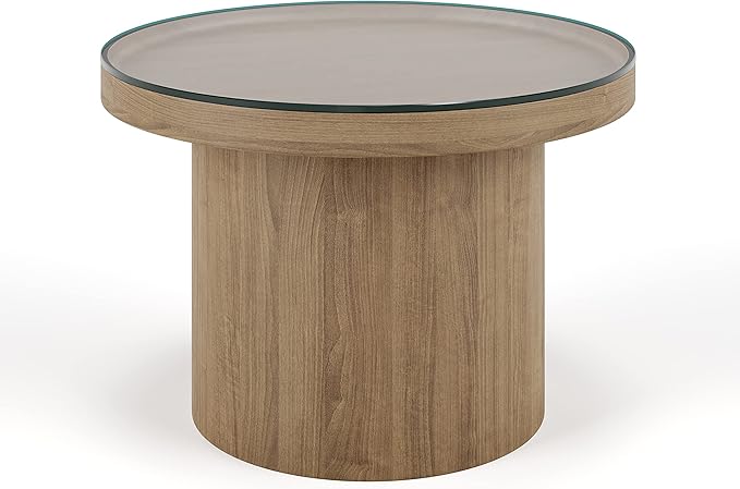 The Better Bevel 36 inch Round Glass Table Top - Clear Tempered Glass Surface Protector - Safe Flat Polished Edge - Coffee, Dining and End Table