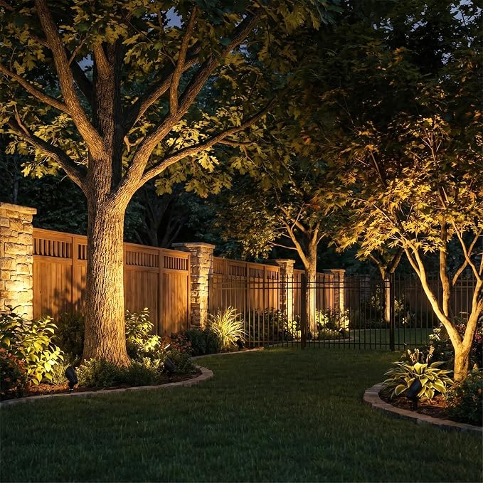 Malibu 50 Watt Floodlight Landscape Lights Outdoor Spotlight Waterproof Path Light Low Voltage Lighting with Spike Stand for Garden, Yard, Pathway, Lawn, Driveway Outdoor Lighting 8301-9601-01