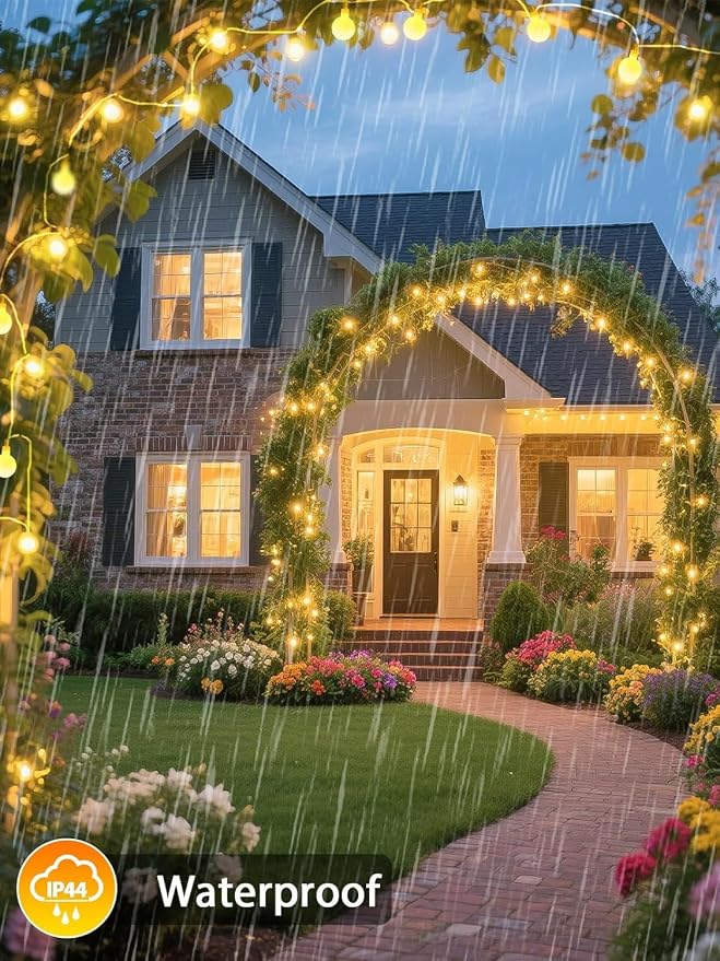 2PK 400LED 152FT Connectable Globe String Lights Indoor Bedroom Warm White | Classroom String Lights Plug in, 8 Modes & Remote, Hanging Fairy Light for Classroom Christmas Room Party Outdoor Decor