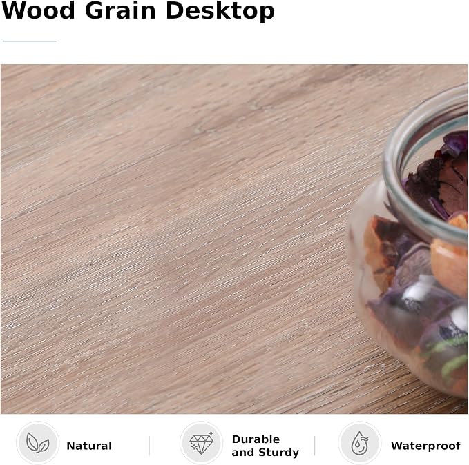 MFSTUDIO Outdoor Patio Dining Set for 4, Outdoor Patio Set with 37"x 37" Square Wood Grain Table, 4 Swivel Patio Chairs, Heavy Duty Outdoor Dining Table and Chairs for Patio Lawn Garden