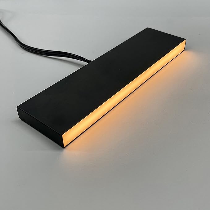 LUMENGY Paver Light Slim 0.5x9 Inch (0.55x8.85), 2700K Warm White, Glare-Free Linear Lighting for Driveways, Walkways and Paver Borders, 12V Hardwired, IP67 Waterproof, Drive-Over Rated