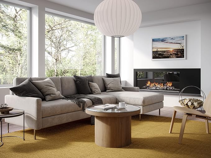 The Better Bevel 20 inch Round Glass Table Top - Clear Tempered Glass Surface Protector - Safe Beveled Edge - Coffee, Dining and End Table