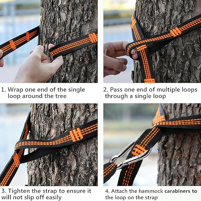 Outdoor Amaca Camping Hammocks for Yard Backyard Travel para Patios Garden | Hammock Cotton Canvas fabric Portable Amacas Carrying Bag for stand Porch outside 300 Lbs Maximum Weight Capacity